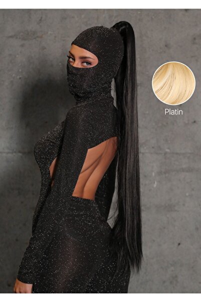 LOLLY PONY 85 Cm Fiber Straight Ponytail Platinum