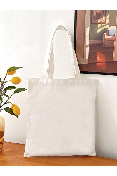 Belomia Home Collection Απλό λινό Απλό υφασμάτινο τσαντάκι χωρίς στάμπα, μπεζ...