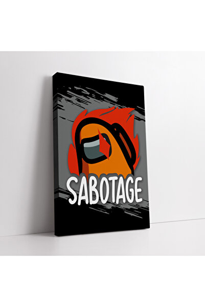 KOSS Dijital Sabotage among Us Game Canvas Painting