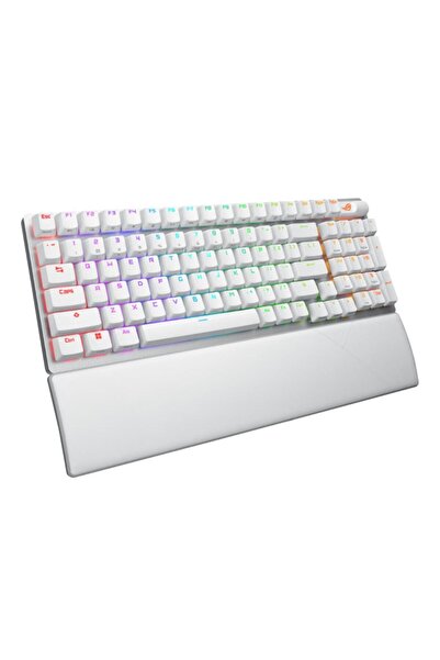 ASUS ROG STRIX SCOPE II 96 NX Snow Switch Türkçe RGB Kablosuz Beyaz Mekanik Gaming Klavye