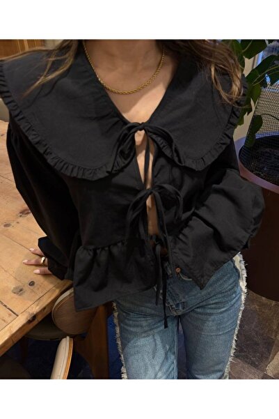 Ekim Store Baby Collar - Tie-Up Comfortable Fit Shirt