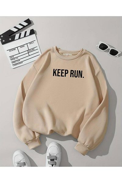 BENROMA Φούτερ UNISEX Oversize - Crew Neck, Printed