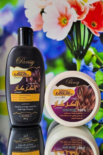 pansy Sudan Karkar yağı Saç bakım seti (şampuan 200g)& (krem 240 ml)