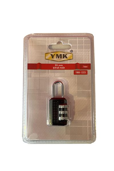 YMK Ymk 1325 Password Padlock - 25mm (lock Basket)