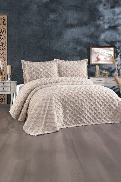 Bi Moda مفرش سرير مزدوج مزين بفراشات - 4 قطع