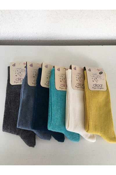 Diba Lambswool Women's 6 Pieces of Winter Wool Socks