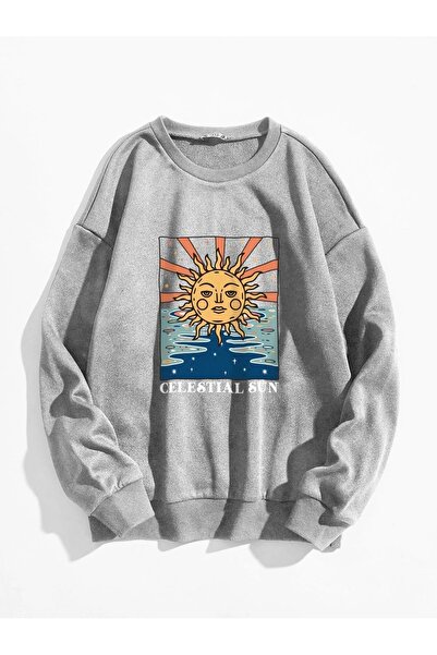 MODAVİBE Hanorac oversize unisex cu gât zero