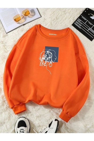 BENROMA ΦΟΥΤΕΡ UNISEX OVERSIZE - ΓΥΝΑΙΚΕΙΑ ΦΙΓΟΥΡΑ ΕΚΠΤΩΜΕΝΗ, ΠΟΛΥΛΟΓΙΚΟΣ ΛΑΙΜΟΣ