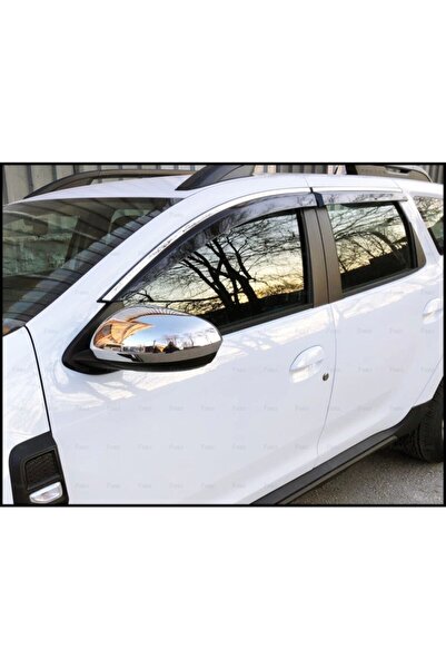 Oto Türk Yeni Dacia Duster Krom Ayna Kapağı 2018 Üstü 1.kalite Paslanmaz