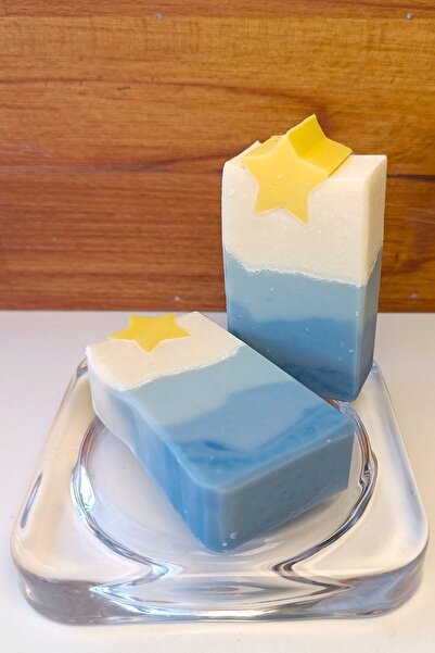 MELLOW Morning Star El Yapımı Doğal Sabun | Amber Kokulu | Zeytinyağı & Shea Yağlı Cilt Bakımı – 55 gr