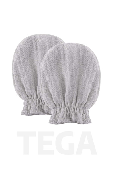 TEGA Newborn Baby Unisex 100% Cotton Muslin 6-Piece Gloves & Baby Girl Boy Gloves