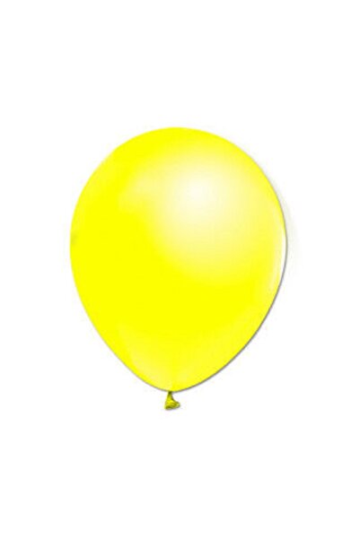 BenimMarifetlerim Metallic Yellow Balloon 12 Inch 10 Pieces