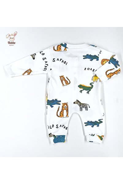 Nayinom Hobbe Baby Safari Jumpsuit 3-6-9 Months