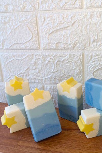 MELLOW Morning Star El Yapımı Doğal Sabun | Amber Kokulu | Zeytinyağı & Shea Yağlı Cilt Bakımı – 55 gr