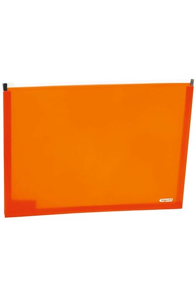 Bigpoint Gusseted Document File Lolly A4 Orange