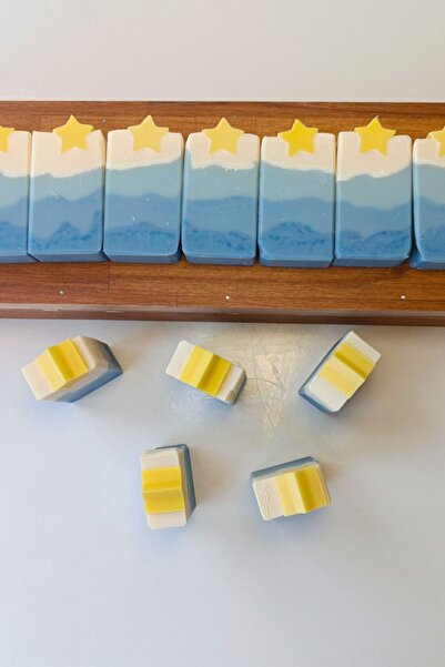 MELLOW Morning Star El Yapımı Doğal Sabun | Amber Kokulu | Zeytinyağı & Shea Yağlı Cilt Bakımı – 55 gr