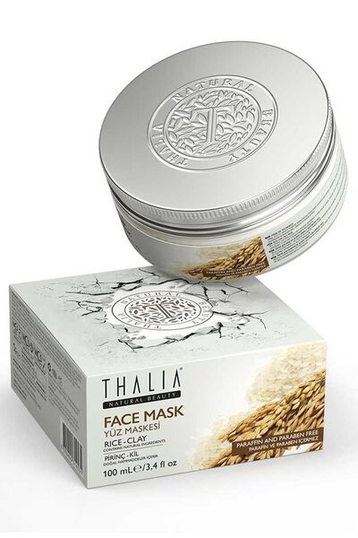 Thalia Cilt Tonu Dengeleyici Pirinç – Kil Özlü Yüz Bakım Maskesi – 100 ml