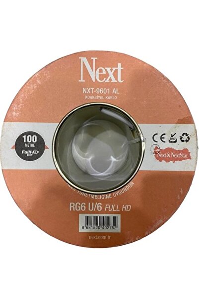 Next NXT-9601 Rg6 U/6 Anten Kablosu 100 Metre