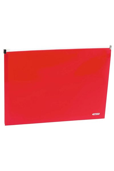 Bigpoint Gusseted Document File Lolly A4 Red