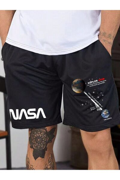 MODAVİBE ERKEK BASKILI KISA ŞORT MODAVİBE
