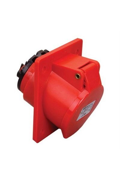 Mete Enerji 406509 مقبس آلة v 5x16a Ip44 - وصلة لولبية مائلة