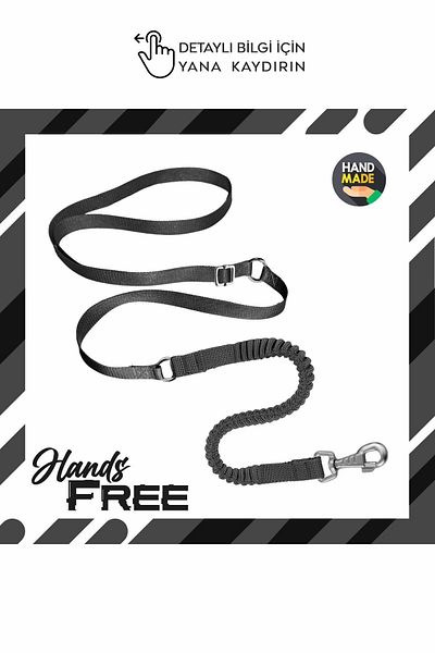 ZOBS Hands Free Travel Strap Hands Free Leash Travel Leash