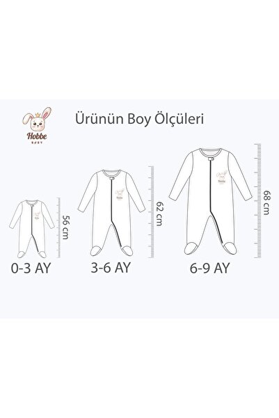 Nayinom Hobbe Baby Safari Jumpsuit 3-6-9 Months