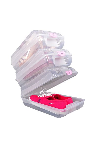 devigo 24' Women's Shoe Box - 24 Pieces Storage Box