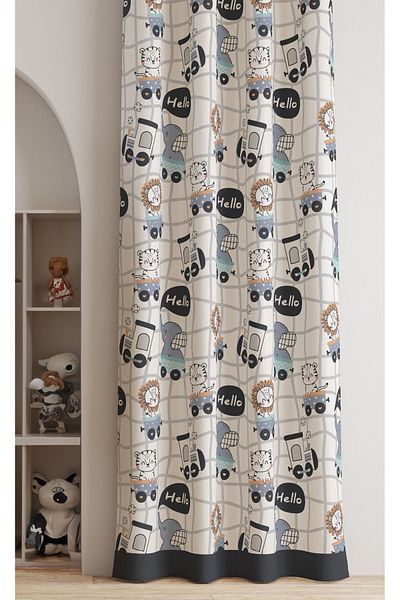 AYSHOME Ays Home - ChilDreN's Room ANimal PatterNED CurtaiN (passare for the Baby)