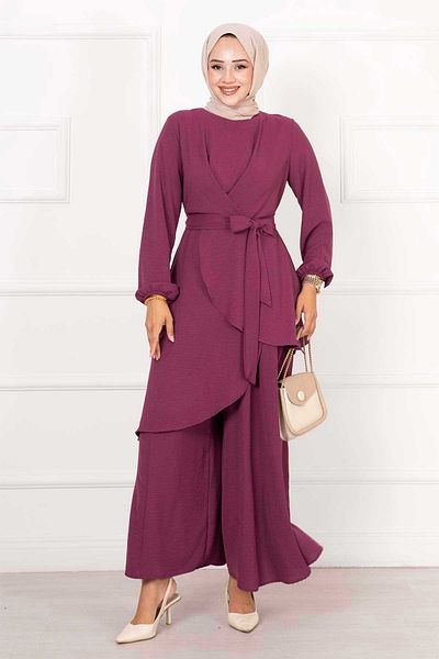 EBRUTESETTÜR Aerobin Hijab Double Set - Casual Mold