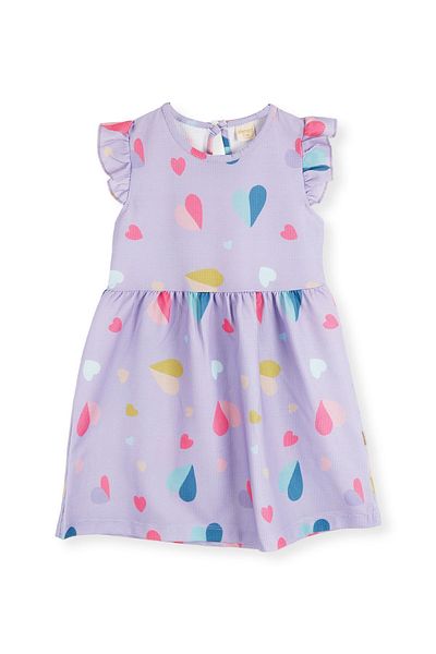 AHENGİM Rochie pentru fetiță cu model inimă - Ak2406