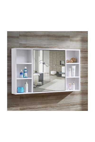 Taç-Dek Taç Dekorasyon Aynalı Üst Modülü Banyo Dolabı