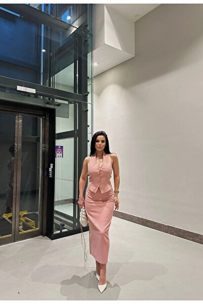 Bella Breeze Kadın 3'lü Ceket Etek Yelek Takim