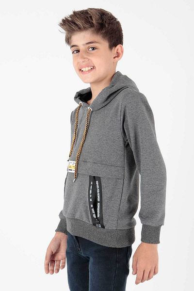 AHENGİM Hanorac cu glugă și fermoar pentru băiat - Ak15217