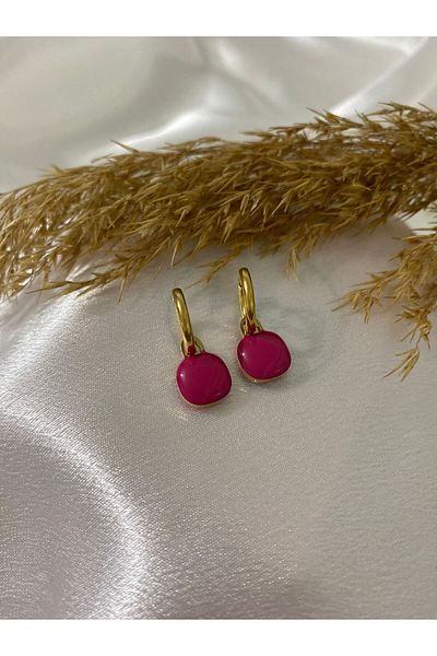 stainles steel Mini Steel Earrings - Colorful