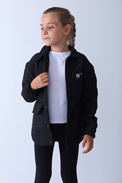 piamini Kapitone Kumaş Kız Erkek Unisex Çocuk Ceketi