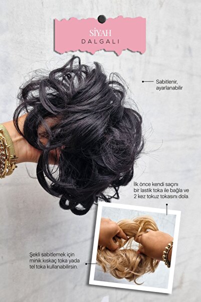 LOLLY PONY Wavy Knob Buckle BLACK -1B