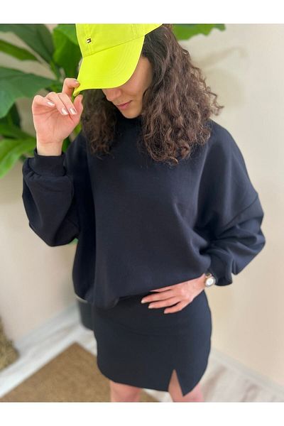 OlaFre Hanorac de damă, Hanorac din bumbac, Oversize, Pulover