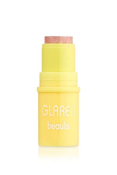 beaulis Glare It Mini Stick - Illuminating & Highlighter, Pink Tone & Shimmer Effect - 954 Pink Dust