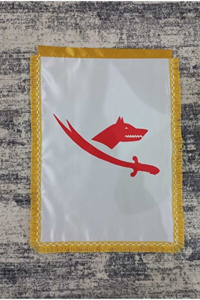 ötüken Zülfikar Bozkurt Baskılı Portre Bayrak