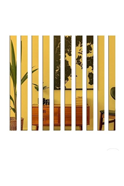 EKOSEHOME 4x100cm Gold Ayna Pleksi (5 Adet ) Yapışkanlı