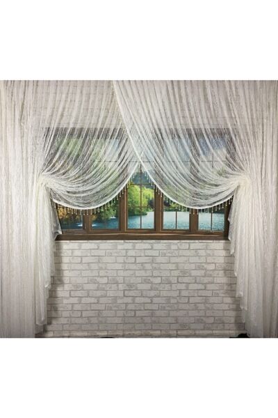 Nish Perde Sık Pile Kruvaze Tül Perde