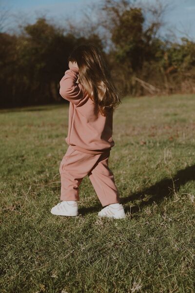 MELLS BABY Pink Tracksuit Set Kids - Baby