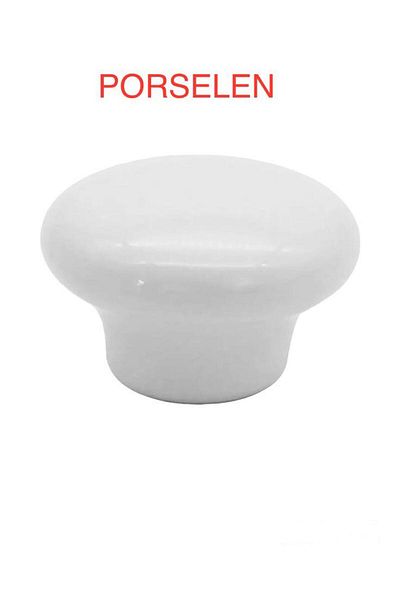 Porcellana Perla Porcelain Button Handle Handle Cabinet Drawer Furniture Kitchen Children Teenager Room Handle Pearl Button - Stk2972