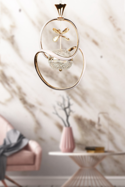 Begüsa Elite Ledli Avize Gold Kaplama