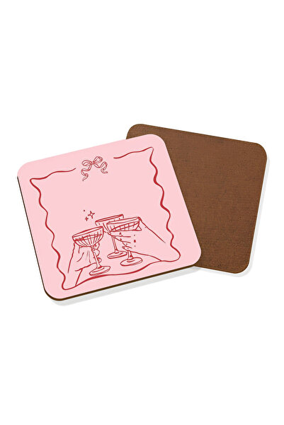 LIWOGY طقم مكون من قطعتين من الوقايات الوردية / الوقايات المزخرفة