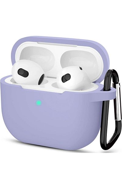 RG Teknoloji Airpods 3rd generation Apple Airpords Lilac Color Protective Case