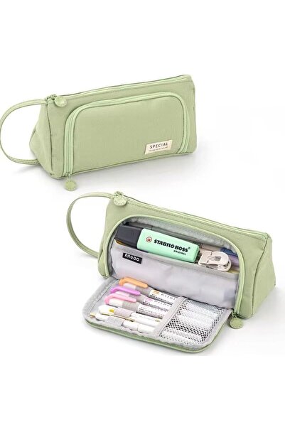 Kawaii Angoo Çok Fonksiyonlu Geniş Kapasiteli Oxford Kalemlik