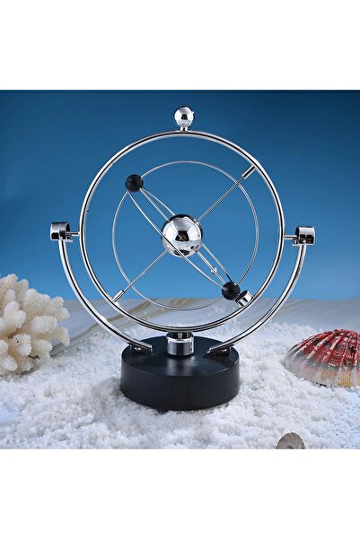Canderel Masa Üstü Mıknatıslı Manyetik Salıncak Denge Topu Newton Kinetic Orb...