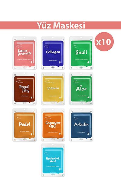 Nilu Moda NİLU FASHION FACE CARE MASK 10 pcs